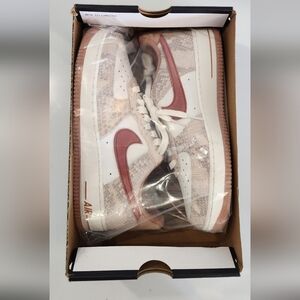 Nike Air Force 1 Low Summit White /Canyon Rust Snakeskin
